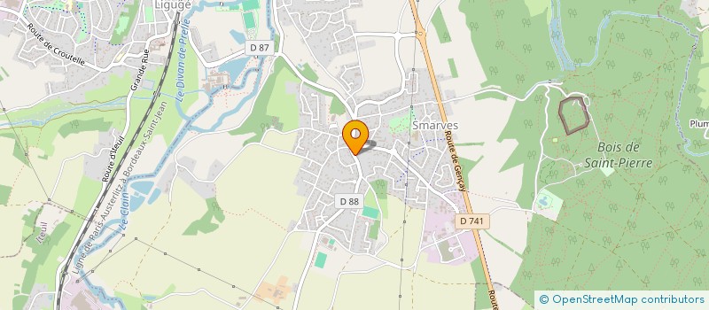 localisation de l'entreprise MONSIEUR SYLVAIN DELEDALLE  CROUTELLE