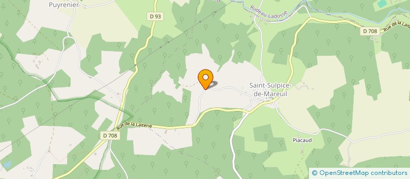 localisation de l'entreprise MONSIEUR SYLVAIN DELEU  MAREUIL EN PERIGORD