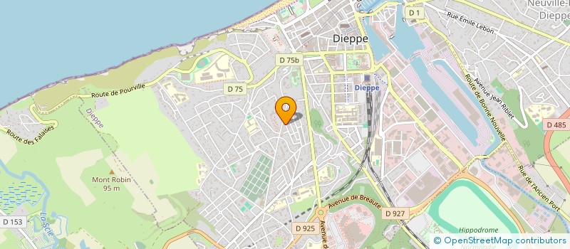 localisation de l'entreprise MONSIEUR SYLVAIN DELISLE  DIEPPE