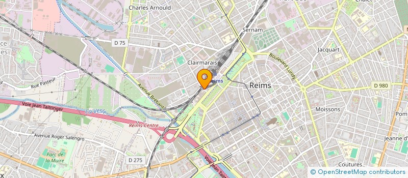 localisation de l'entreprise MONSIEUR SYLVAIN DELMATTI à REIMS