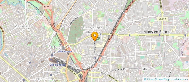 localisation de l'entreprise MONSIEUR SYLVAIN DELOFFRE à LILLE