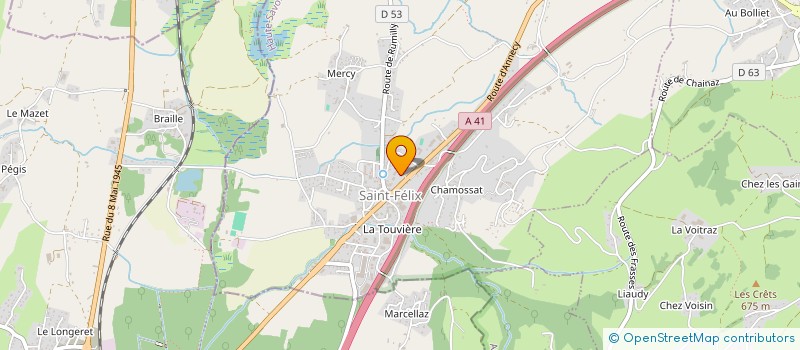 localisation de l'entreprise MONSIEUR SYLVAIN DELOS  SAINT-FELIX