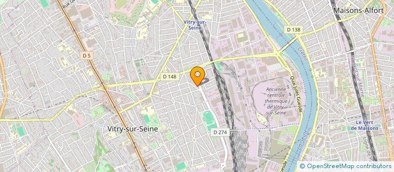 localisation de l'entreprise MONSIEUR SYLVAIN DELSOL à VITRY-SUR-SEINE