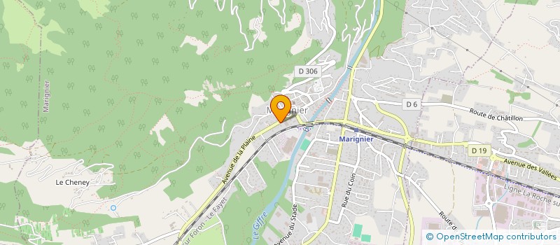 localisation de l'entreprise MONSIEUR SYLVAIN DELULLIER  MARIGNIER