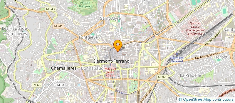 localisation de l'entreprise MONSIEUR SYLVAIN DENIS à CLERMONT-FERRAND