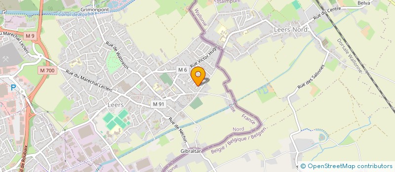 localisation de l'entreprise MONSIEUR SYLVAIN DENIS  LEERS