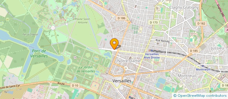 localisation de l'entreprise MONSIEUR SYLVAIN DEQUECKER à VERSAILLES