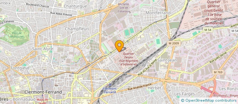 localisation de l'entreprise MONSIEUR SYLVAIN DERAIN  CLERMONT-FERRAND