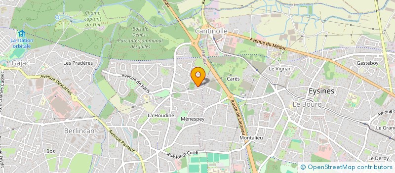 localisation de l'entreprise MONSIEUR SYLVAIN DEROO  LE HAILLAN