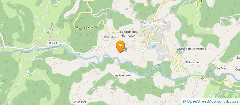 localisation de l'entreprise MONSIEUR SYLVAIN DESBOS  SAINT-FELICIEN