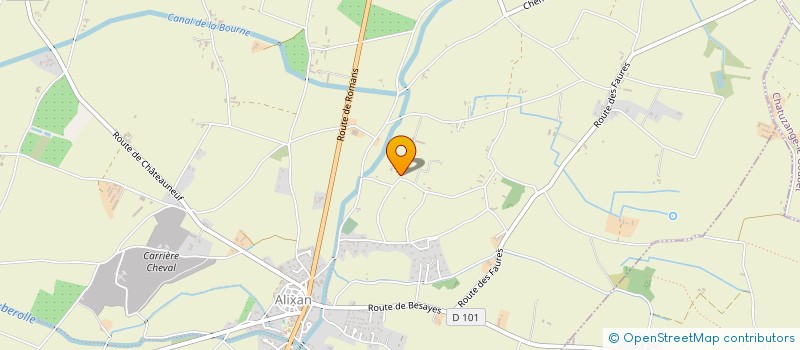 localisation de l'entreprise MONSIEUR SYLVAIN DESCHAMPS  ALIXAN