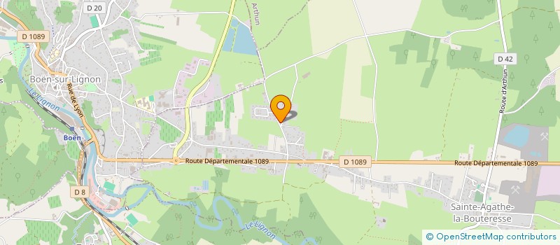 localisation de l'entreprise MONSIEUR SYLVAIN DESCHAMPS  SAINTE-AGATHE-LA-BOUTERESSE