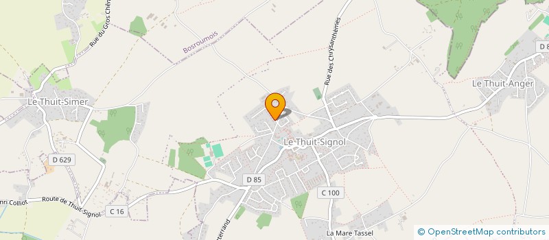 localisation de l'entreprise MONSIEUR SYLVAIN DESCHAMPS  LE THUIT DE L'OISON