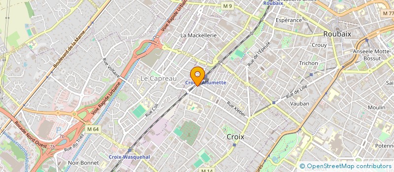 localisation de l'entreprise MONSIEUR SYLVAIN DESMARETZ  CROIX