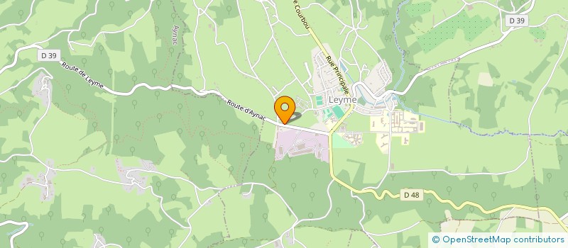 localisation de l'entreprise MONSIEUR SYLVAIN DESPRATS  LEYME