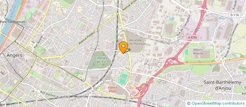 localisation de l'entreprise MONSIEUR SYLVAIN DESSIMOULIE  ANGERS