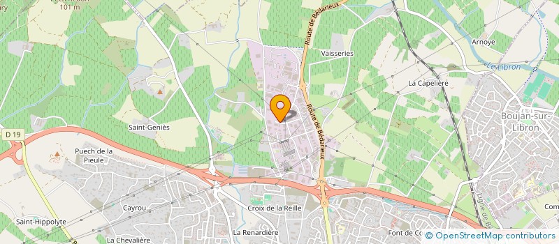 localisation de l'entreprise MONSIEUR SYLVAIN DESTANDAU PINSUN à BEZIERS
