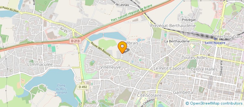 localisation de l'entreprise MONSIEUR SYLVAIN DEVEAUX  SAINT-NAZAIRE