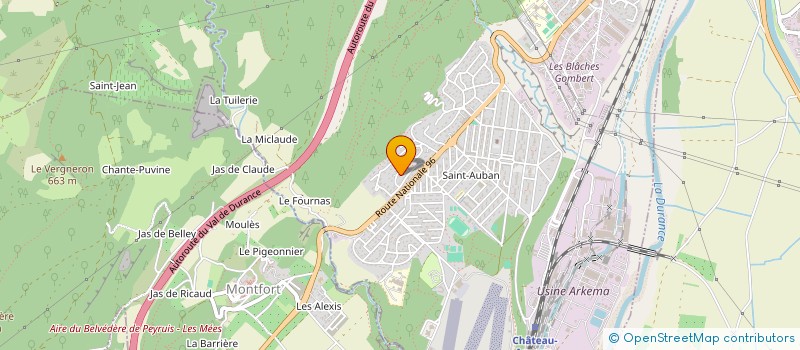 localisation de l'entreprise MONSIEUR SYLVAIN DEWEERDT  CHATEAU-ARNOUX-SAINT-AUBAN