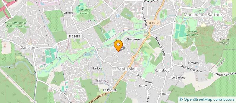 localisation de l'entreprise MONSIEUR SYLVAIN DEYZIEUX  GRADIGNAN