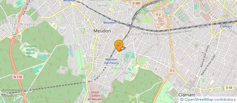 localisation de l'entreprise MONSIEUR SYLVAIN DEZ à MEUDON