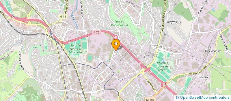 localisation de l'entreprise MONSIEUR SYLVAIN DIGONNET  SAINT-ETIENNE