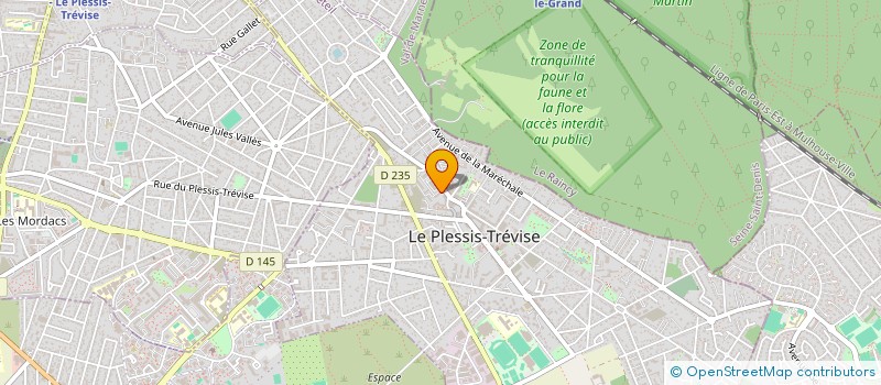 localisation de l'entreprise MONSIEUR SYLVAIN DILLINGER à LE PLESSIS-TREVISE