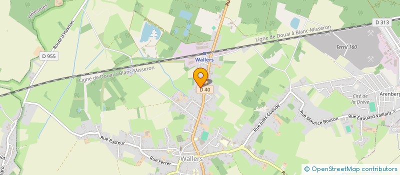 localisation de l'entreprise MONSIEUR SYLVAIN DINAUT  WALLERS