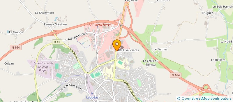 localisation de l'entreprise MONSIEUR SYLVAIN DIORFLAR à LOUDEAC