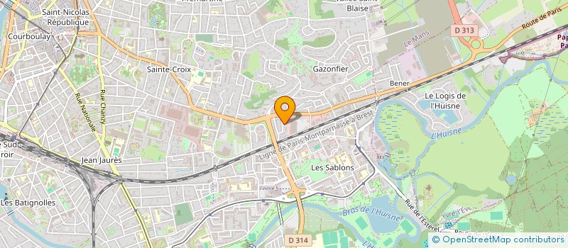 localisation de l'entreprise MONSIEUR SYLVAIN DOMERGUE  LE MANS