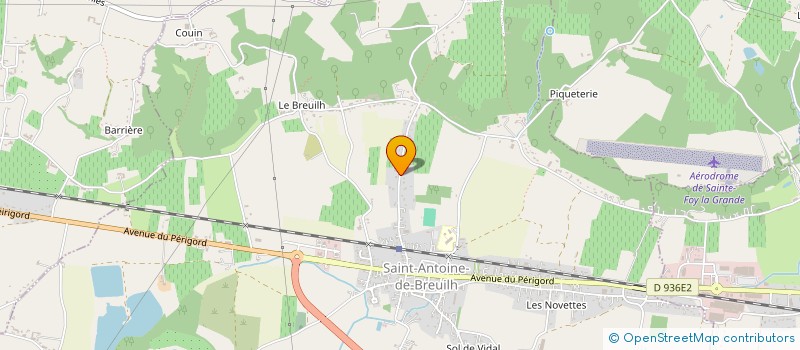 localisation de l'entreprise MONSIEUR SYLVAIN DOMINIQUE  SAINT-ANTOINE-DE-BREUILH