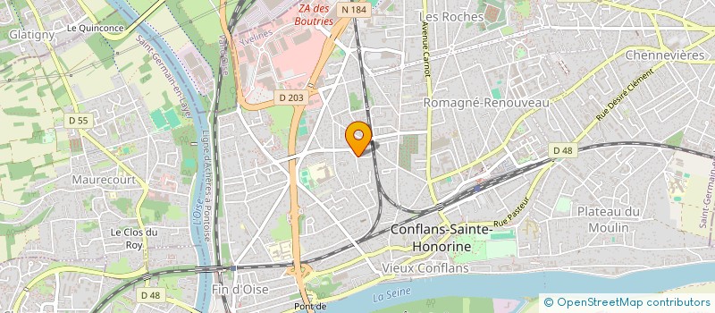localisation de l'entreprise MONSIEUR SYLVAIN DOMY  CONFLANS-SAINTE-HONORINE