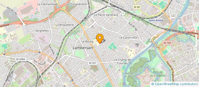 localisation de l'entreprise MONSIEUR SYLVAIN DONCKERS à LAMBERSART