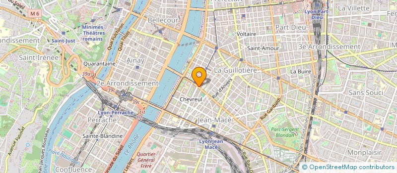 localisation de l'entreprise MONSIEUR SYLVAIN DOREY  CALUIRE-ET-CUIRE