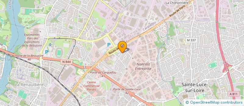 localisation de l'entreprise MONSIEUR SYLVAIN DORSAINVIL  NANTES