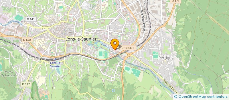 localisation de l'entreprise MONSIEUR SYLVAIN DOUGUEDROIT à LONS-LE-SAUNIER