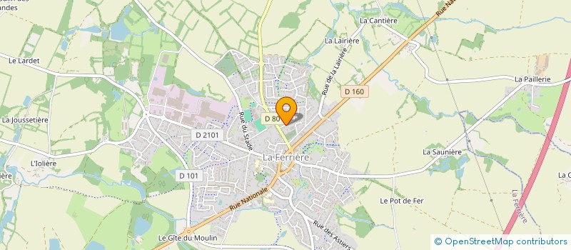 localisation de l'entreprise MONSIEUR SYLVAIN DOUSSET à LA FERRIERE