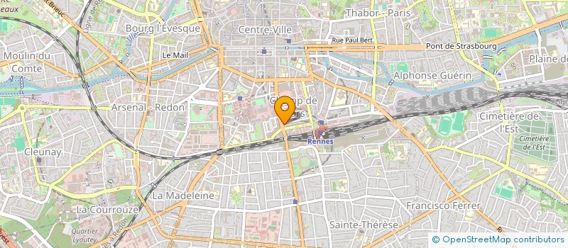 localisation de l'entreprise MONSIEUR SYLVAIN DOUSSET  RENNES