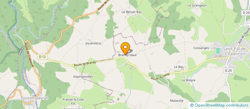 localisation de l'entreprise MONSIEUR SYLVAIN DREVET à SAINT-PAL-DE-CHALENCON