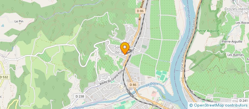 localisation de l'entreprise MONSIEUR SYLVAIN DUBARD  SAINT-JEAN-DE-MUZOLS