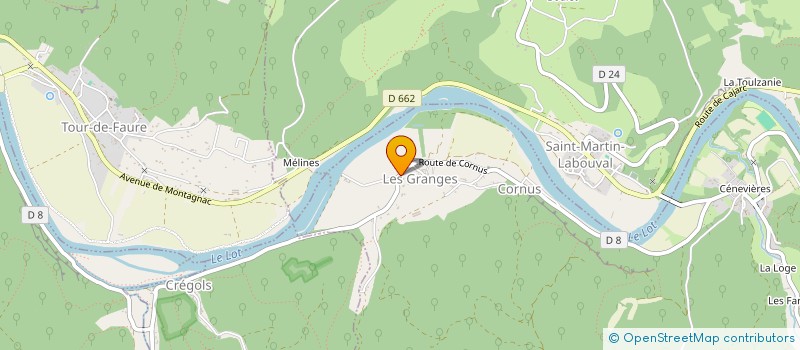 localisation de l'entreprise MONSIEUR SYLVAIN DUBOIS  CENEVIERES