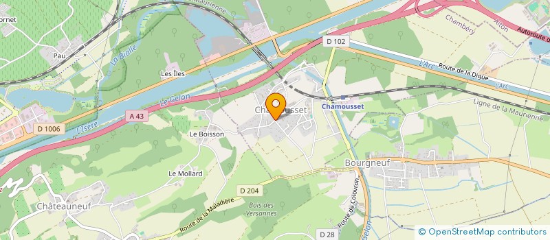 localisation de l'entreprise MONSIEUR SYLVAIN DUBOIS à CHAMOUSSET