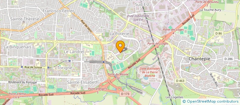 localisation de l'entreprise MONSIEUR SYLVAIN DUBREUIL  RENNES