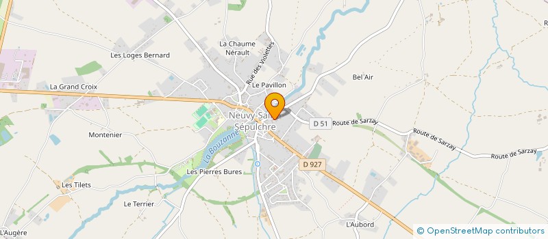 localisation de l'entreprise MONSIEUR SYLVAIN DUCHESNE à NEUVY-SAINT-SEPULCHRE