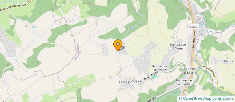 localisation de l'entreprise MONSIEUR SYLVAIN DUCRAY  LES EPARRES