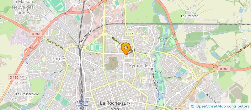 localisation de l'entreprise MONSIEUR SYLVAIN DUDIT à ROCHE SUR YON (LA)