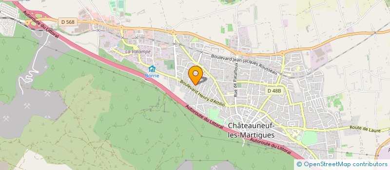 localisation de l'entreprise MONSIEUR SYLVAIN DULBECCO  CHATEAUNEUF-LES-MARTIGUES