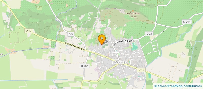 localisation de l'entreprise MONSIEUR SYLVAIN DULONG  MOURIES