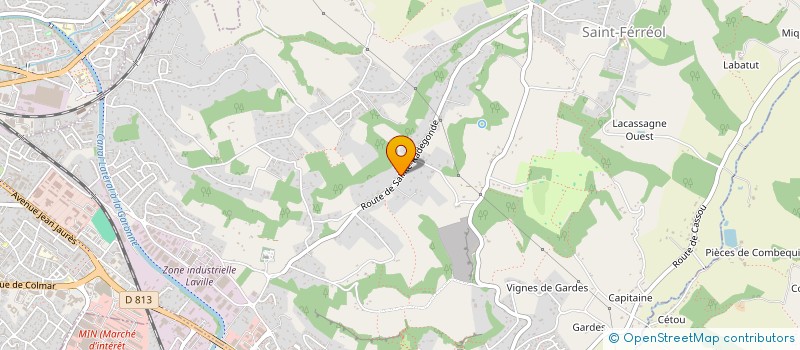 localisation de l'entreprise MONSIEUR SYLVAIN DULOUARD  BON-ENCONTRE