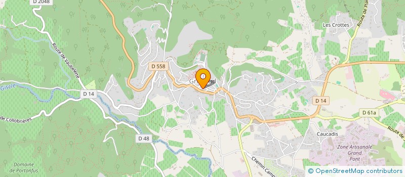 localisation de l'entreprise MONSIEUR SYLVAIN DUMAS  GRIMAUD